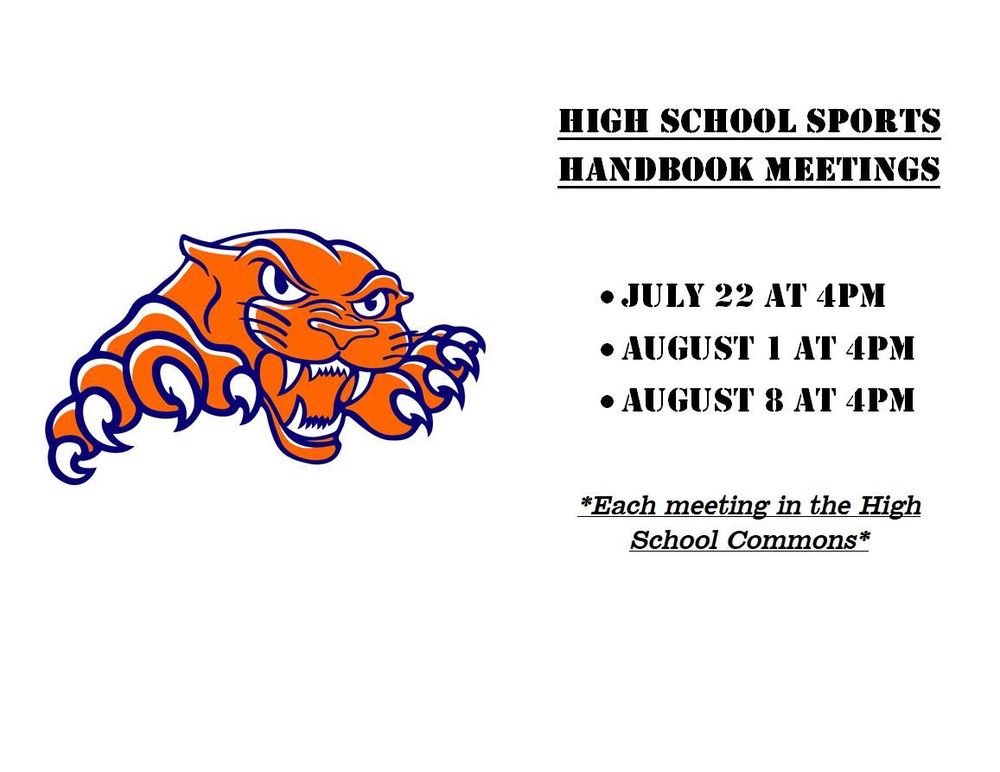 HS Sport Handbook Meetings