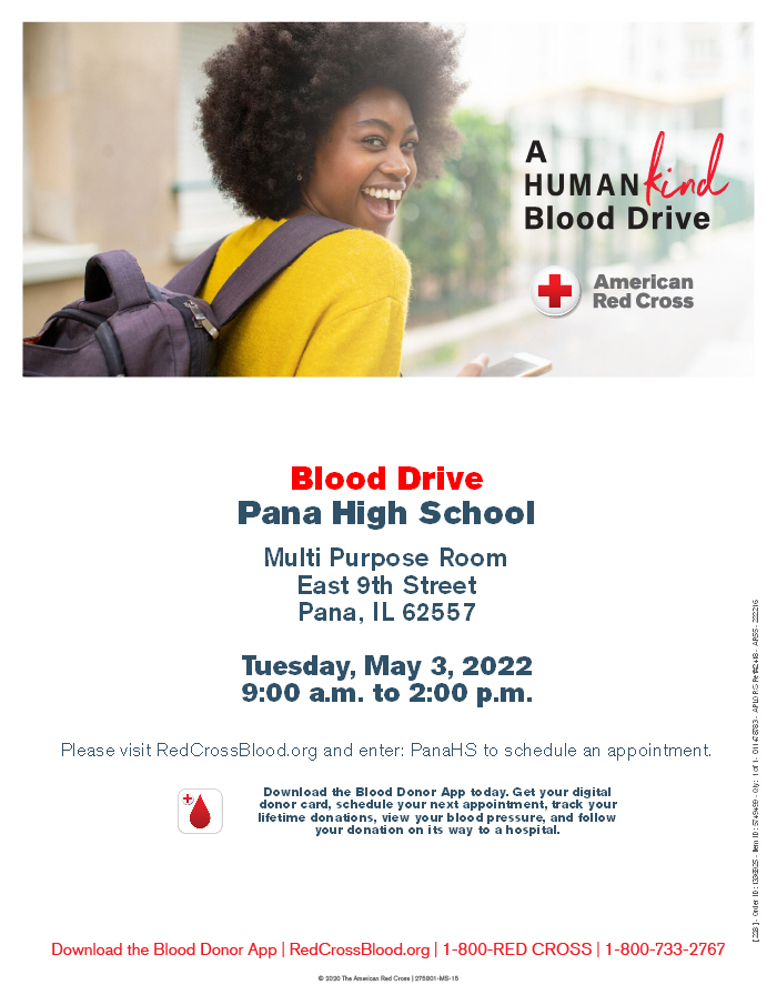 May 3rd Blood Drive Info