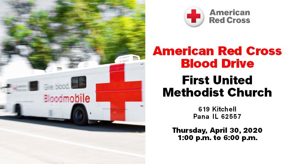 Blood Drive coming to First United Methodist Church