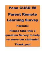Parent Remote Learning Survey 4.16.20