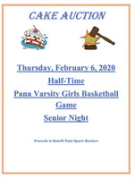 Sports Boosters Cake Auction Thursday February 6