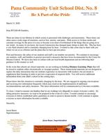 Letter to Parents