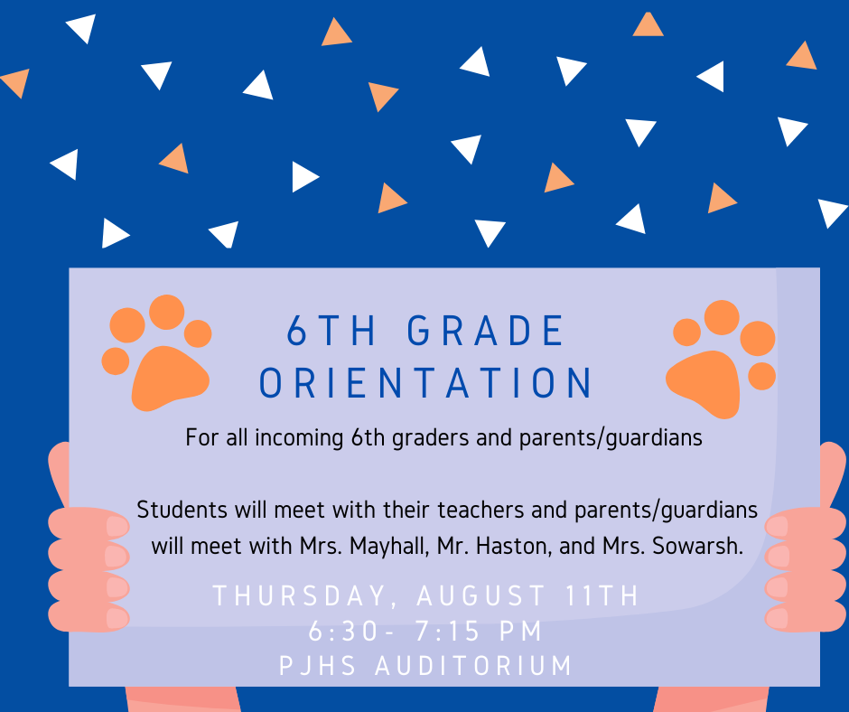 6th Grade Orientation