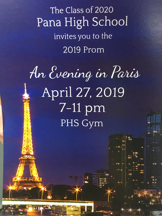 2019 Prom Invite 