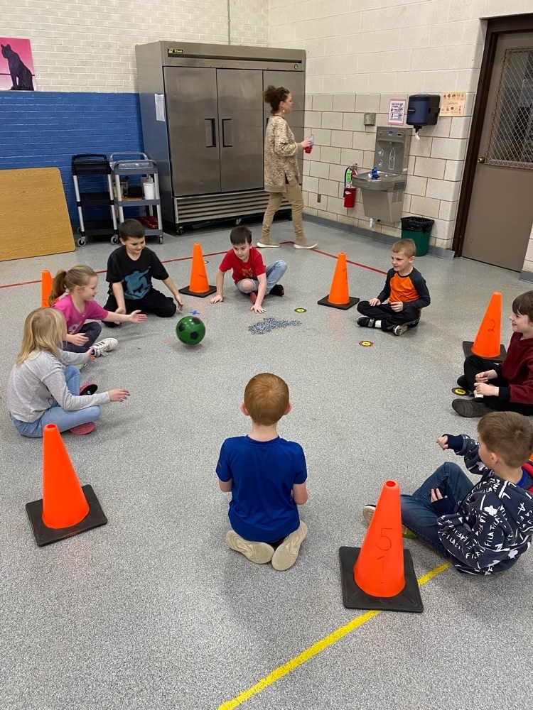 Striker ball with my 2nd grade classes
